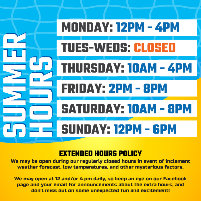 Ruff House Summer Hours & Extended Hours Policy